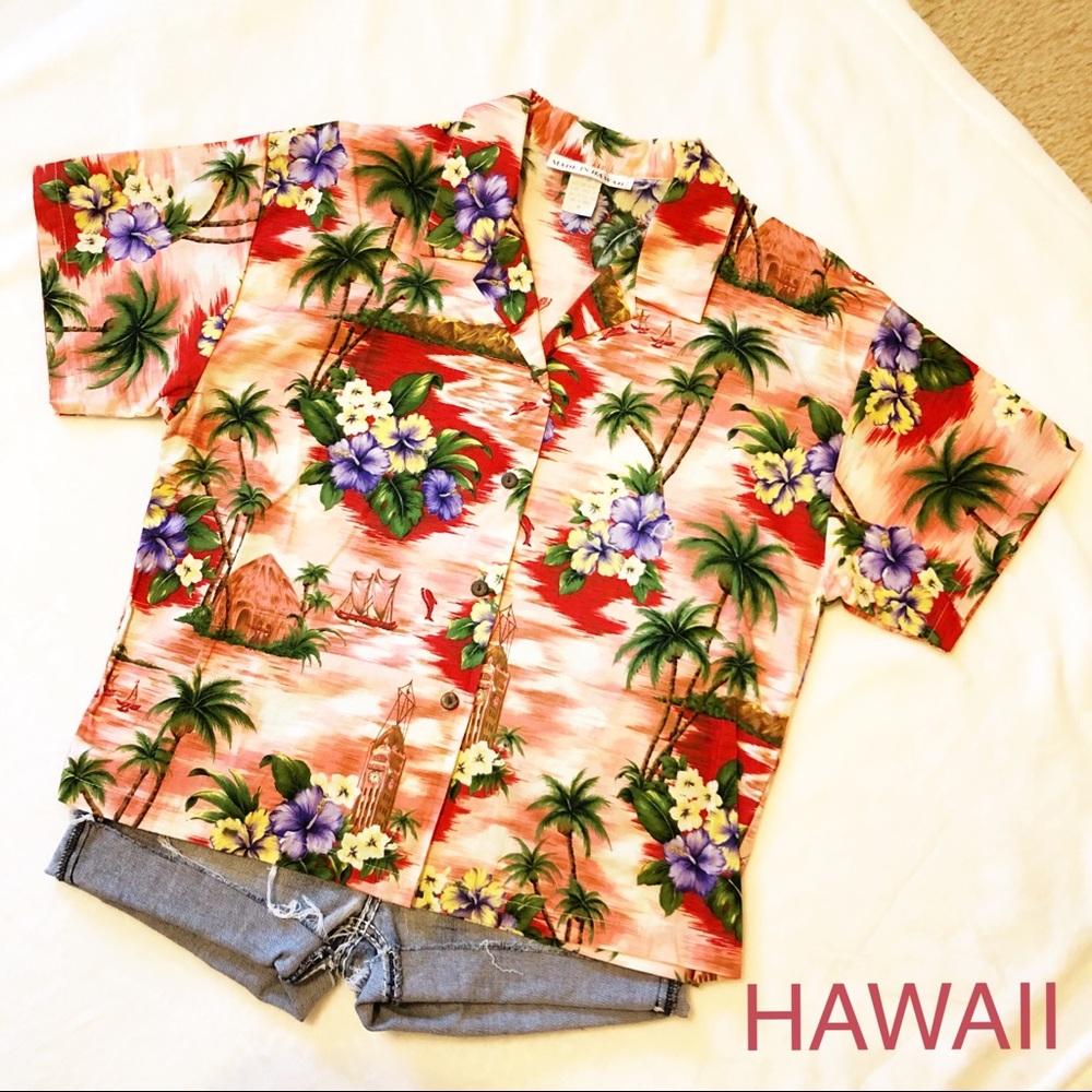 ☀️HAWAII FLOWER BLOUSE